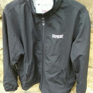 Supreme Champion track jacket black Medium